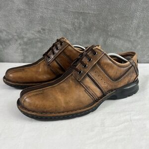 Clarks Touareg Vibe 70852 Shoes Mens Size 13 Brown Leather Casual Comfort